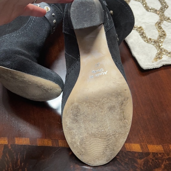 Andre Assous Black Suede Boots - Picture 6 of 7